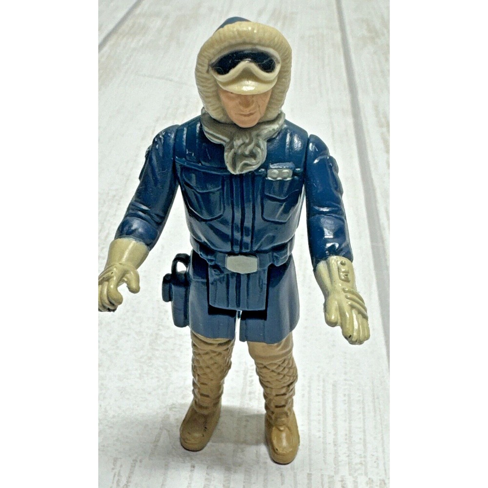 Vintage 1980 Star Wars Han Solo Hoth Battle Gear Kenner Figure 4"
